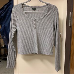Long Sleeve Button Top